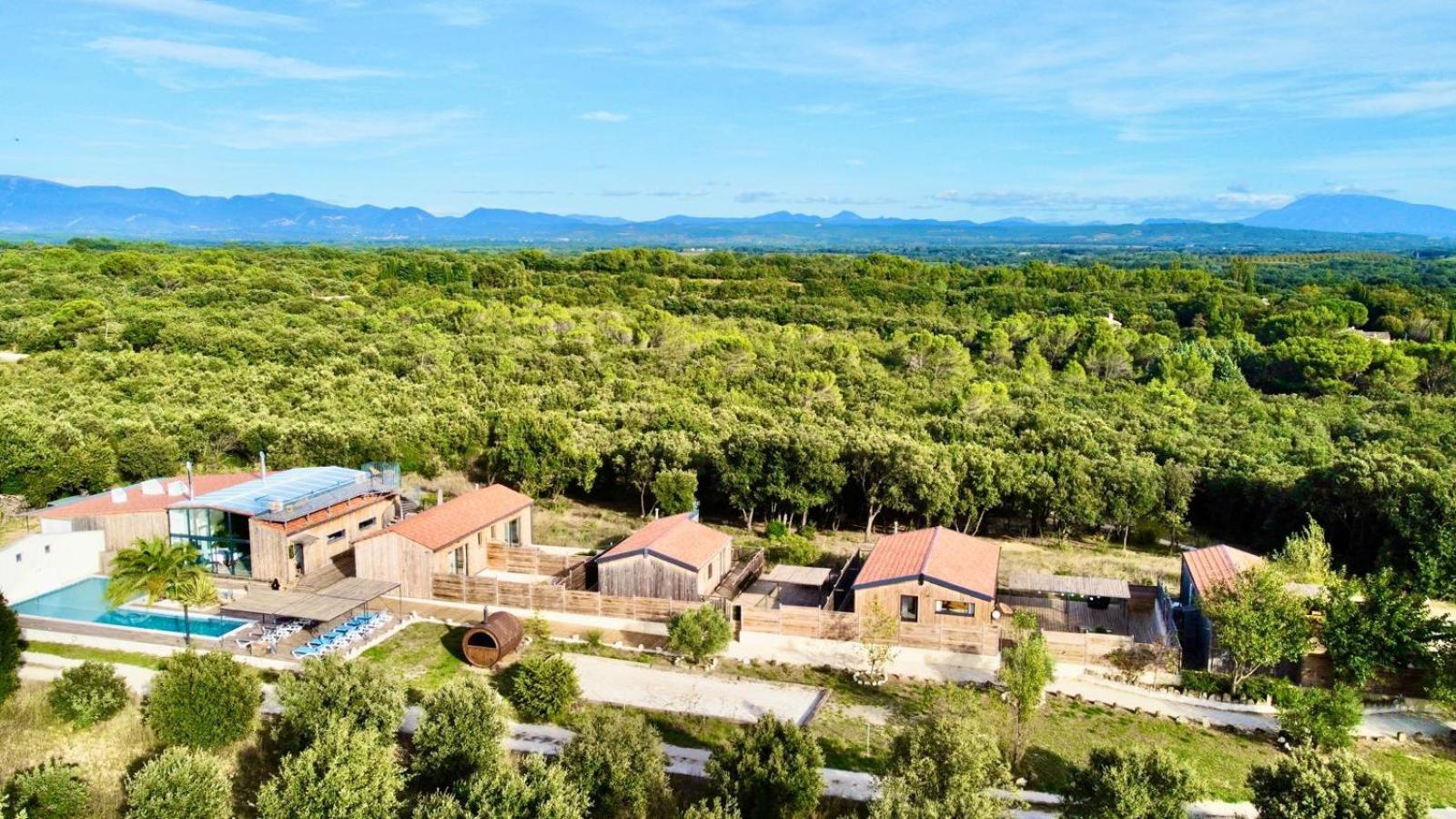 Nuiki Lodges - Chambres D'Hotes Montségur-sur-Lauzon Dış mekan fotoğraf